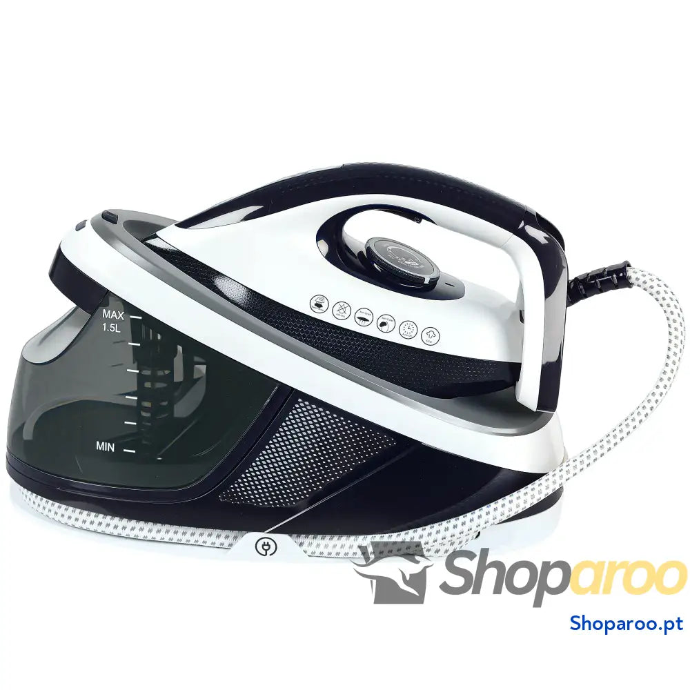 Ferro com Caldeira 2600W Base Cerâmica Depósito 1,5L Azul