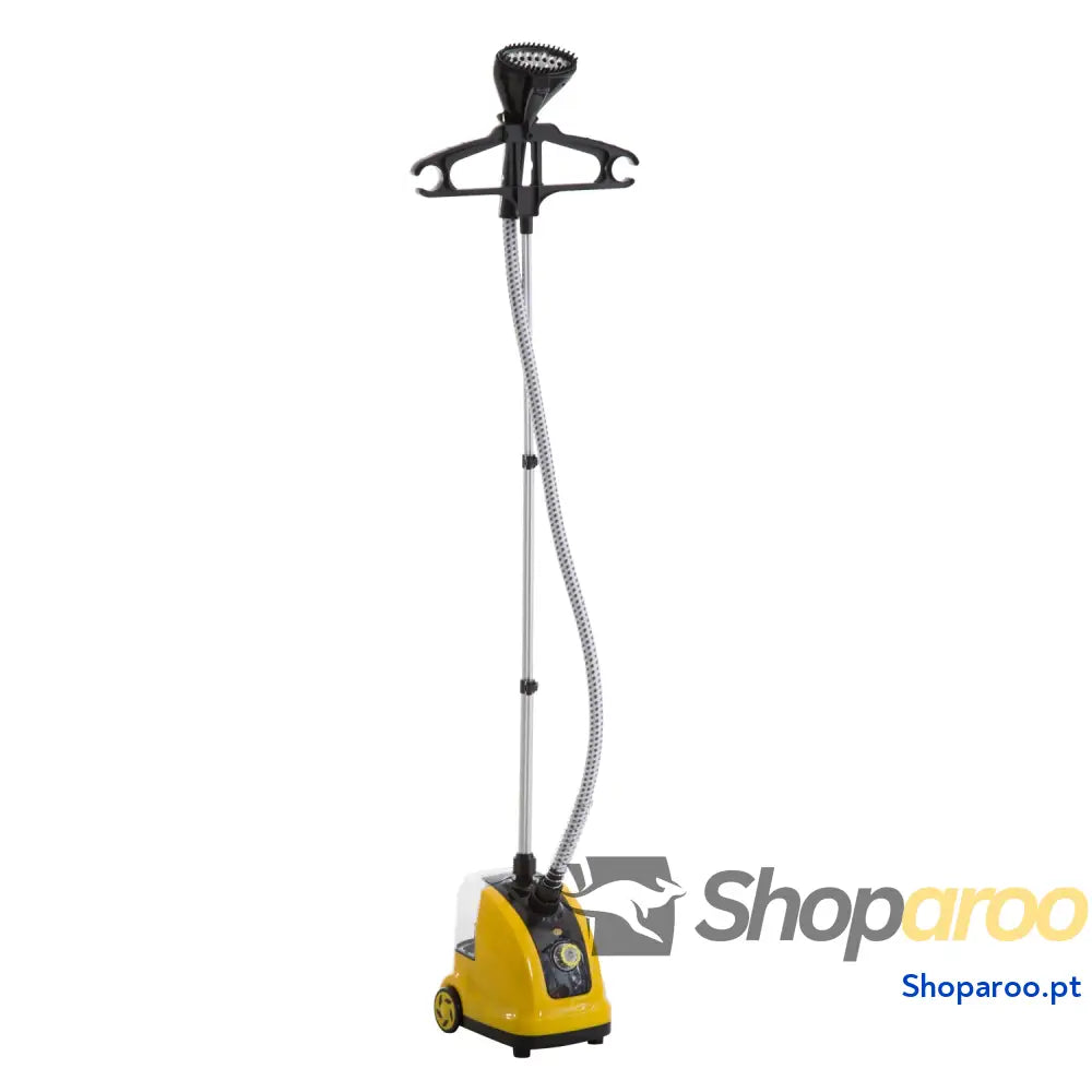Ferro de Engomar a Vapor com Depósito 1,4L e Temperatura Ajustável em 11 Níveis 26x21,5x146cm Amarelo Preto