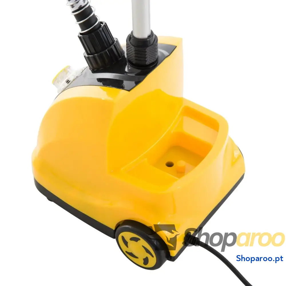 Ferro de Engomar a Vapor com Depósito 1,4L e Temperatura Ajustável em 11 Níveis 26x21,5x146cm Amarelo Preto