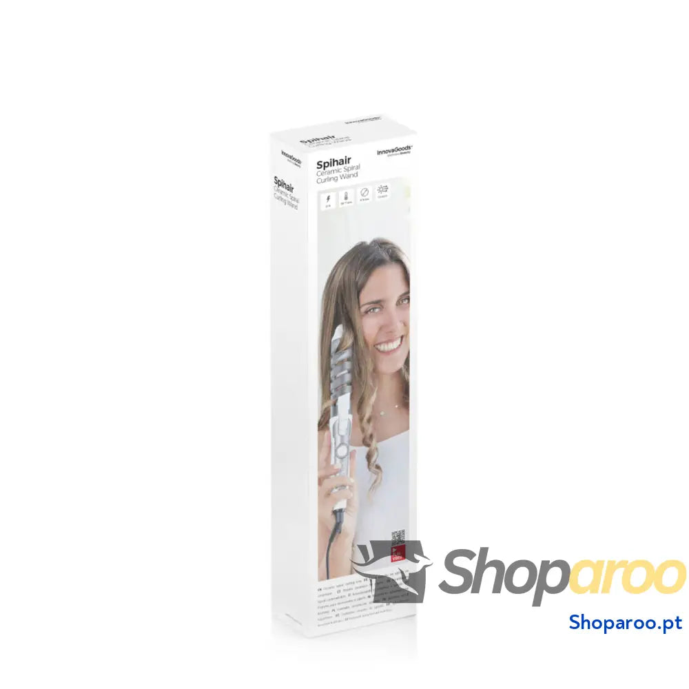 Ferro de Ondulação Espiral Cerâmica Spihair InnovaGoods