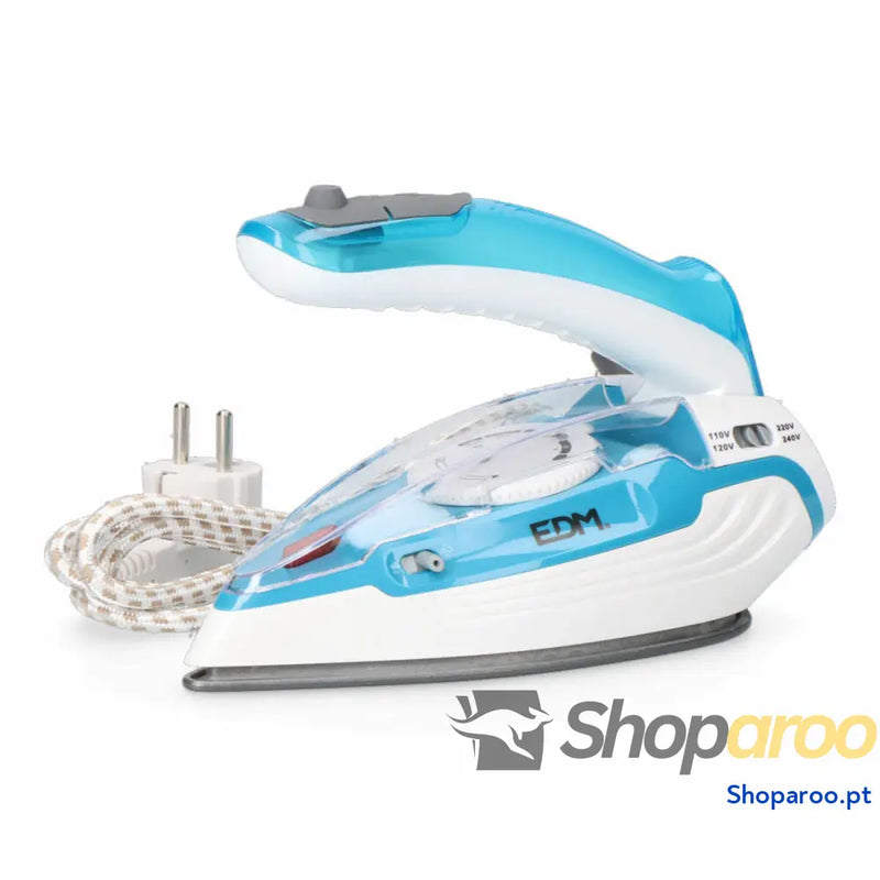 Ferro de Vapor EDM 07305 Azul De viagem