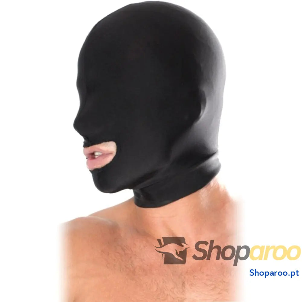 FETISH FANTASY SERIES - CAPUZ DE BOCA ABERTA PRETO