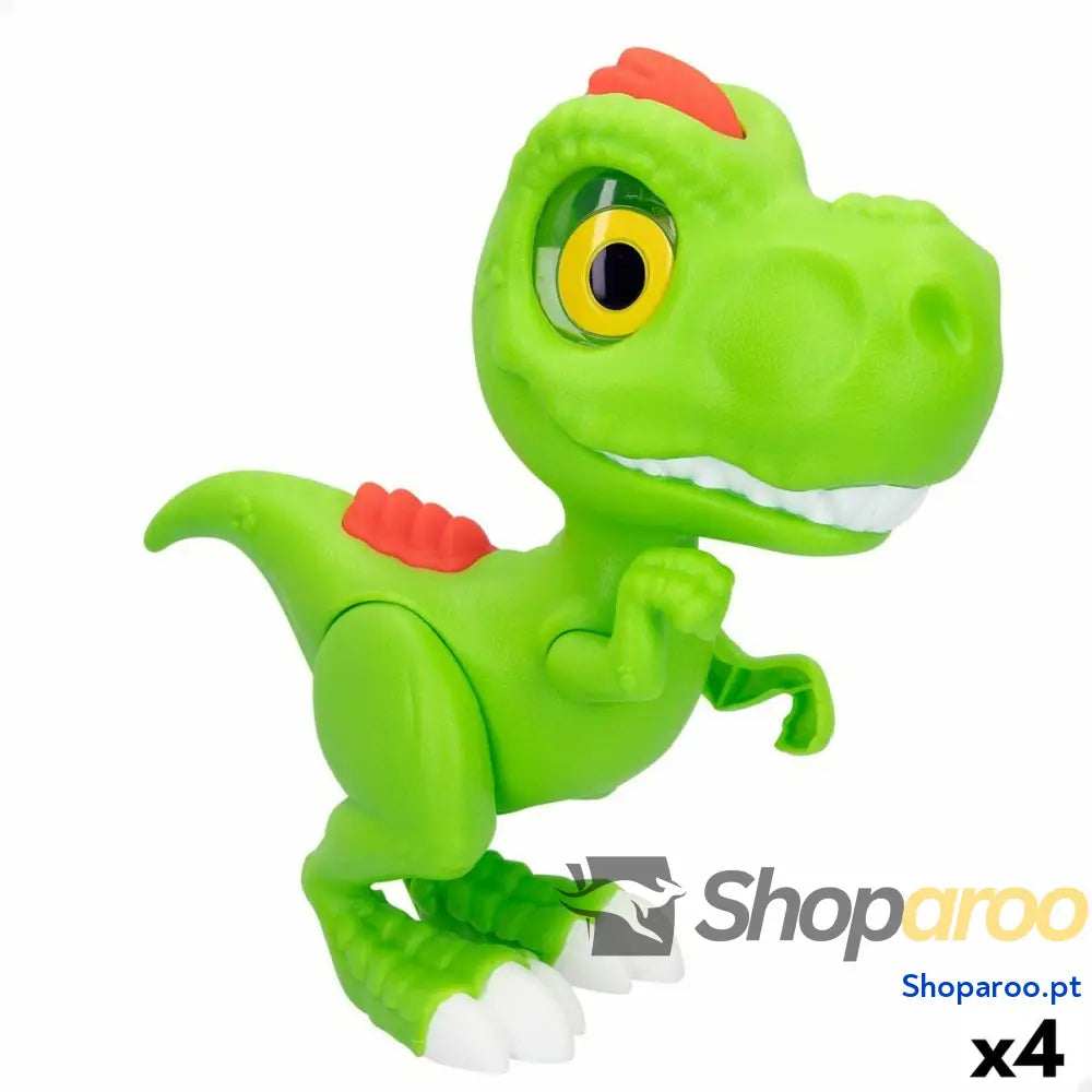 Figura articulada Funville Dinossauro 23 x 21 x 8 cm 23 x 21,5 x 8,5 cm (4 Unidades)