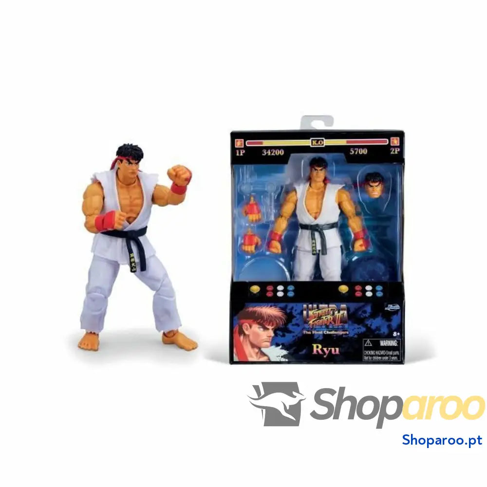Figura articulada Jada Street Fighters - RYU 15 cm
