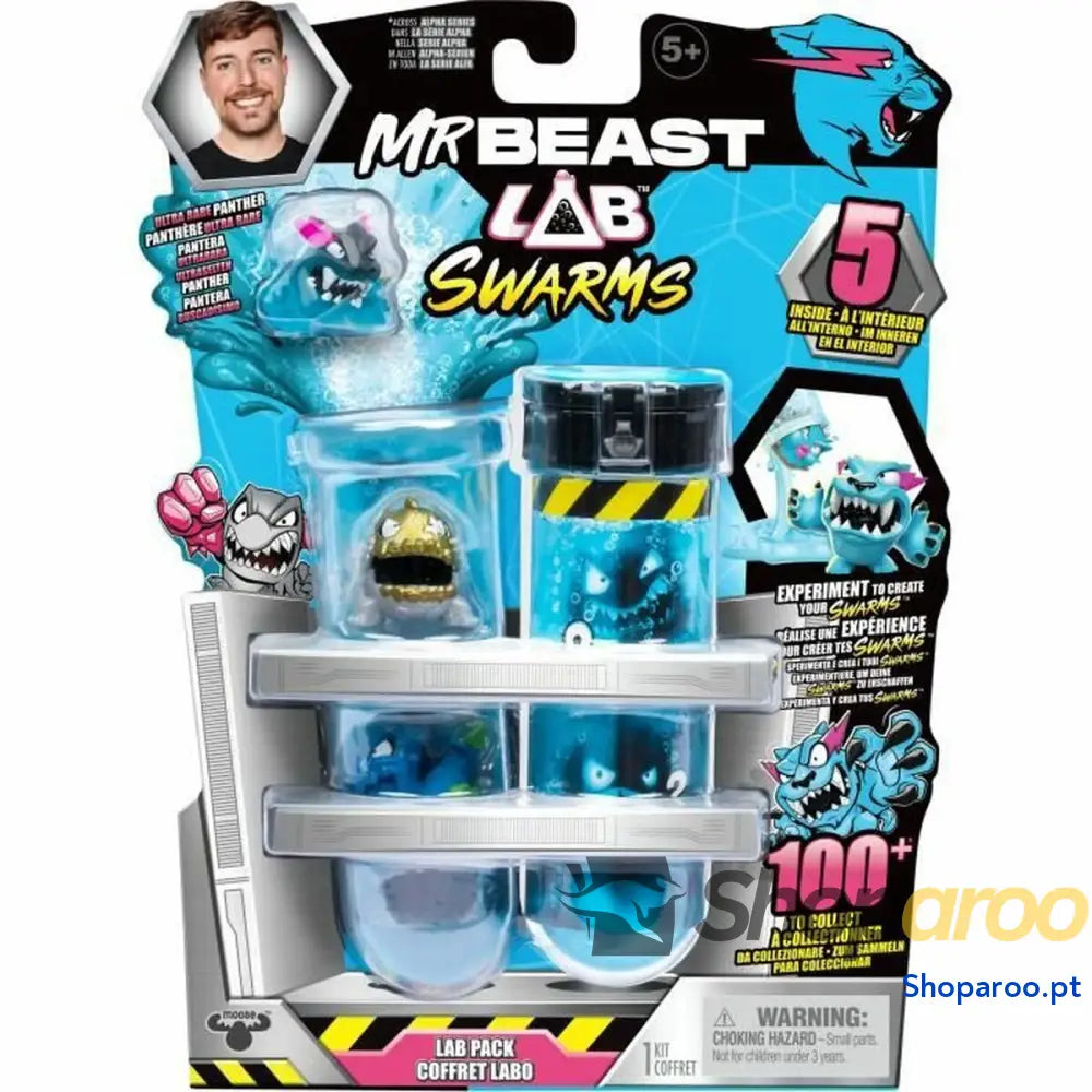 Figura articulada Moose Toys MrBeast Lab Swarms