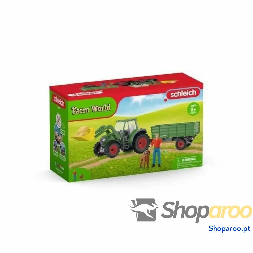 Figura articulada Schleich Tracteur avec remorque