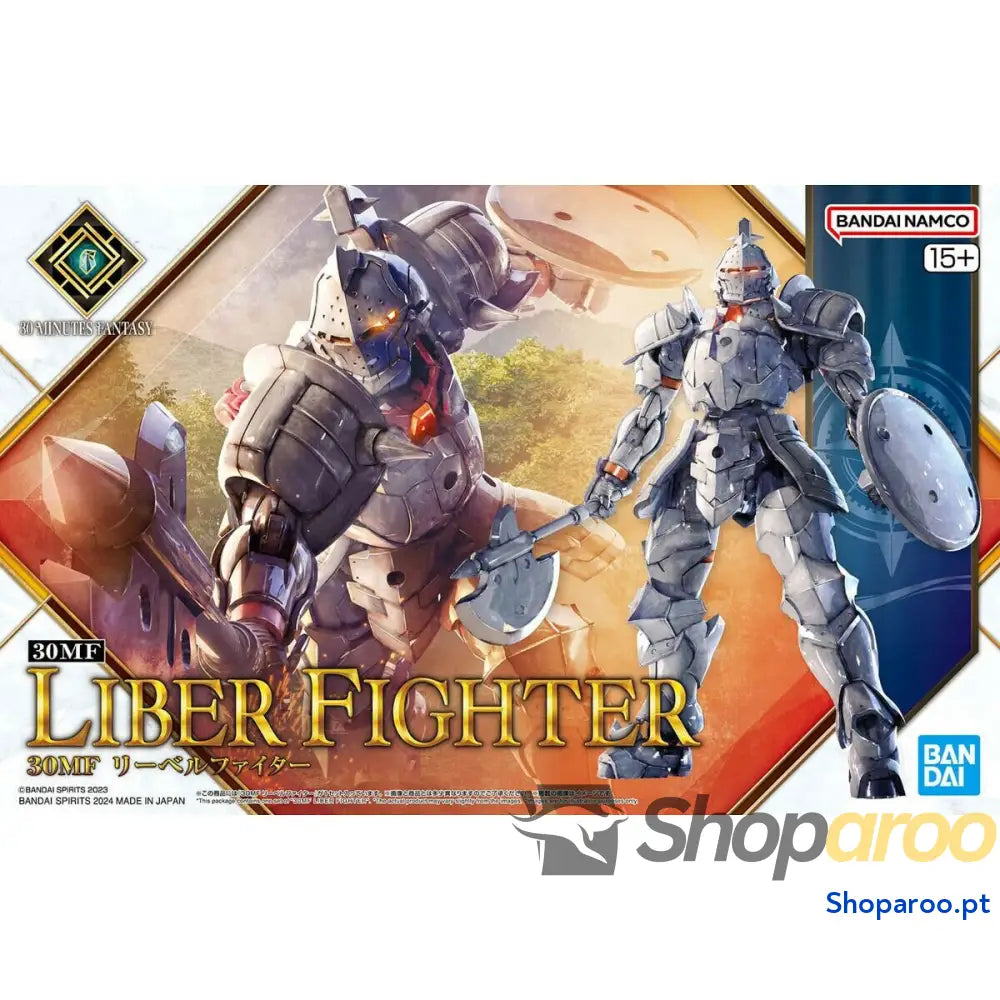 Figura colecionável Bandai 30MF LIBER FIGHTER Guerreiro