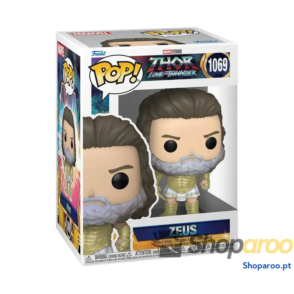 Figura colecionável Funko Pop! MARVEL THOR LOVE & THUNDER ZEUS