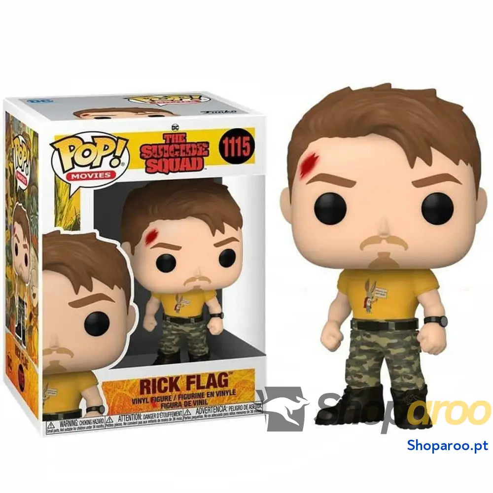 Figura colecionável Funko Pop! The Suicide Squad - Rick Flag Nº1115