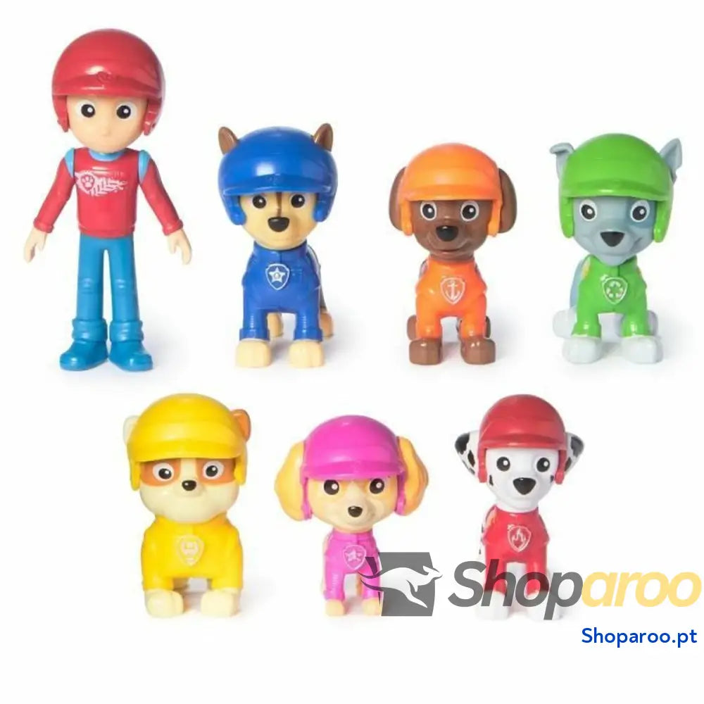 Figura colecionável Spin Master MULTIPACK DE 7 FIGURAS DE RUEDAS DE RESCATE DE PAW Patrol