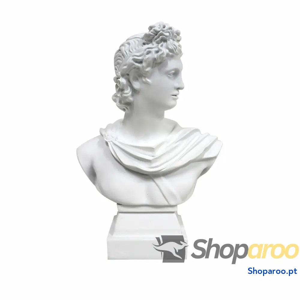 Figura Decorativa DKD Home Decor Apollo Branco Neoclássico 13,7 x 7,5 19,5 cm
