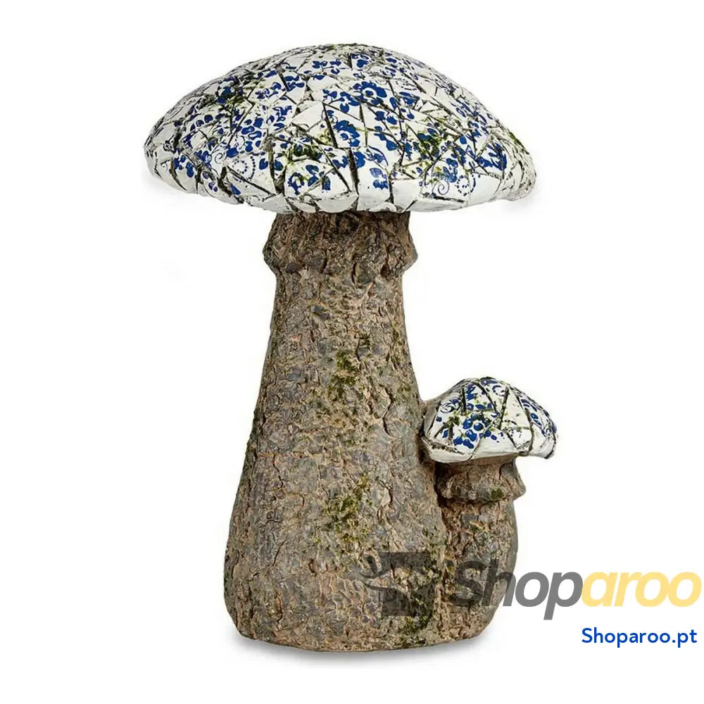 Figura Decorativa para Jardim Ibergarden ZD18064 Poliresina Mosaico Cogumelo 29 x 44 x 32 cm