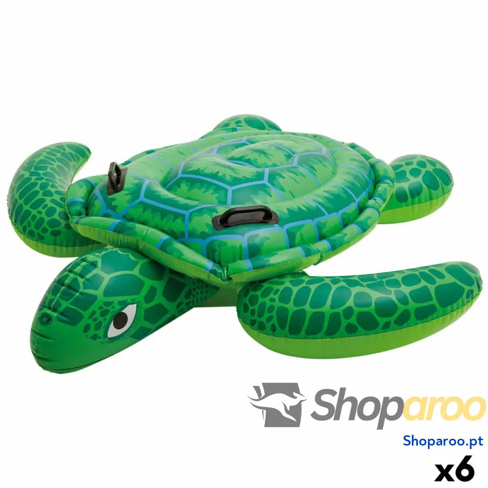Figura Insuflável para Piscina Intex Tartaruga 150 x 30 127 cm (6 Unidades)