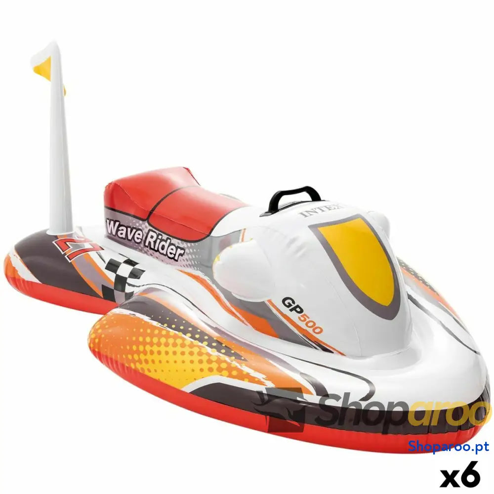 Figura Insuflável para Piscina Intex Wave RIder Mota 117 x 58 77 cm (6 Unidades)