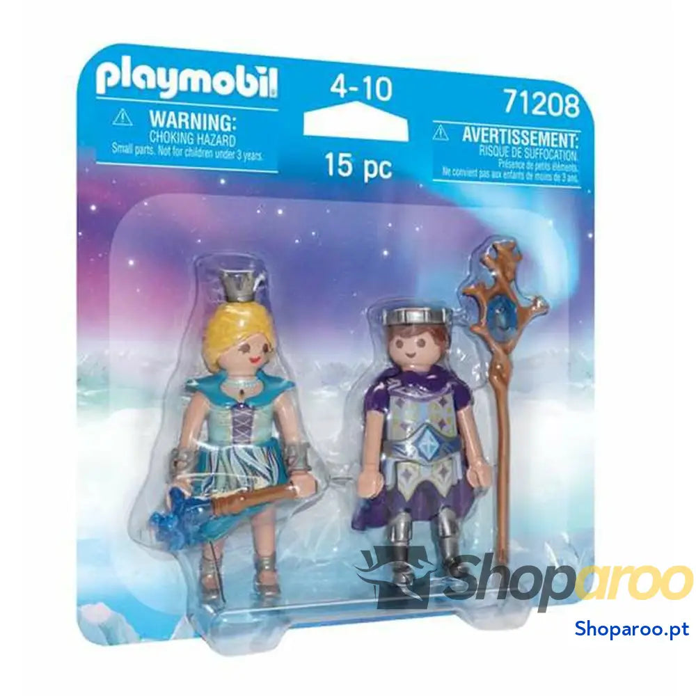 Figuras Articuladas Playmobil 71208 Príncipe Princesa 15 Peças Duo