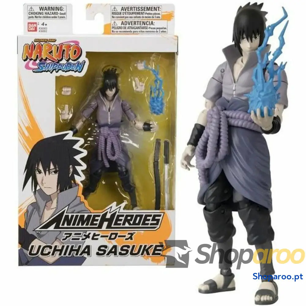 Figuras de Ação Bandai Sasuke Uchiwa 17 cm