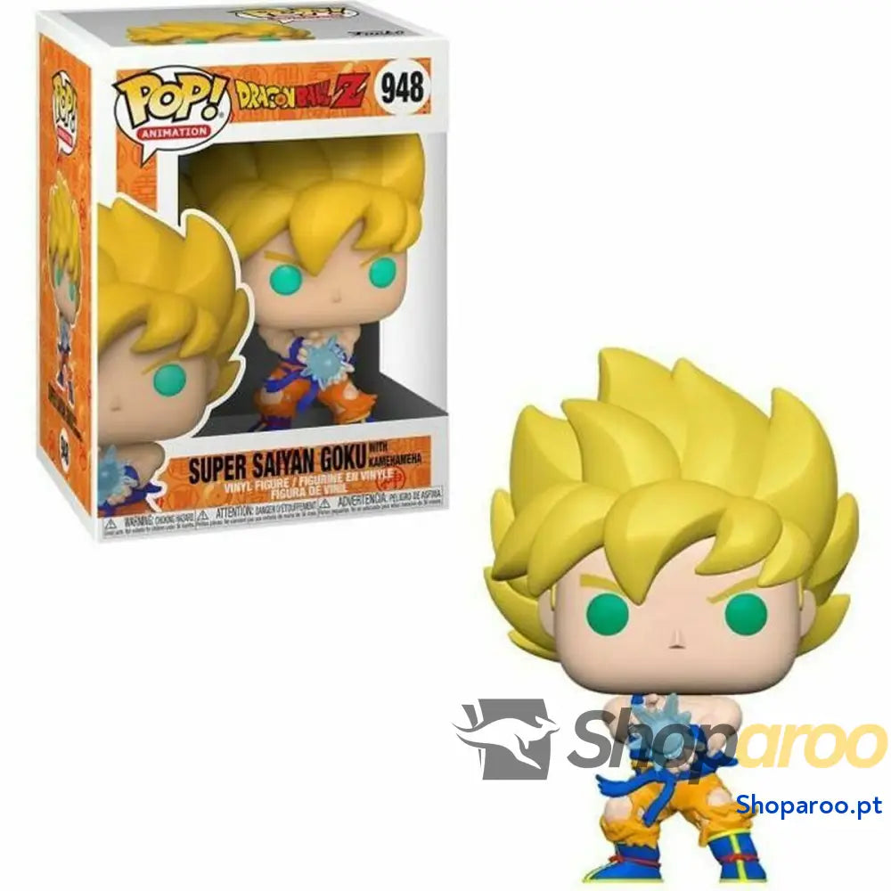Figuras de Ação Funko Pop! Dragon Ball Z S9 - SS Goku w / Kamehameha Wave