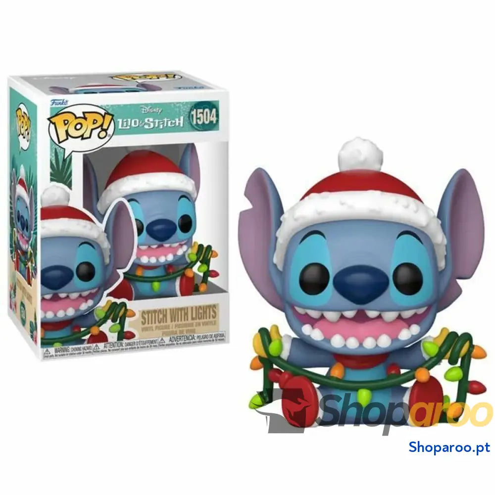 Figuras de Ação Funko Pop! Stitch con luces 1504 Disney