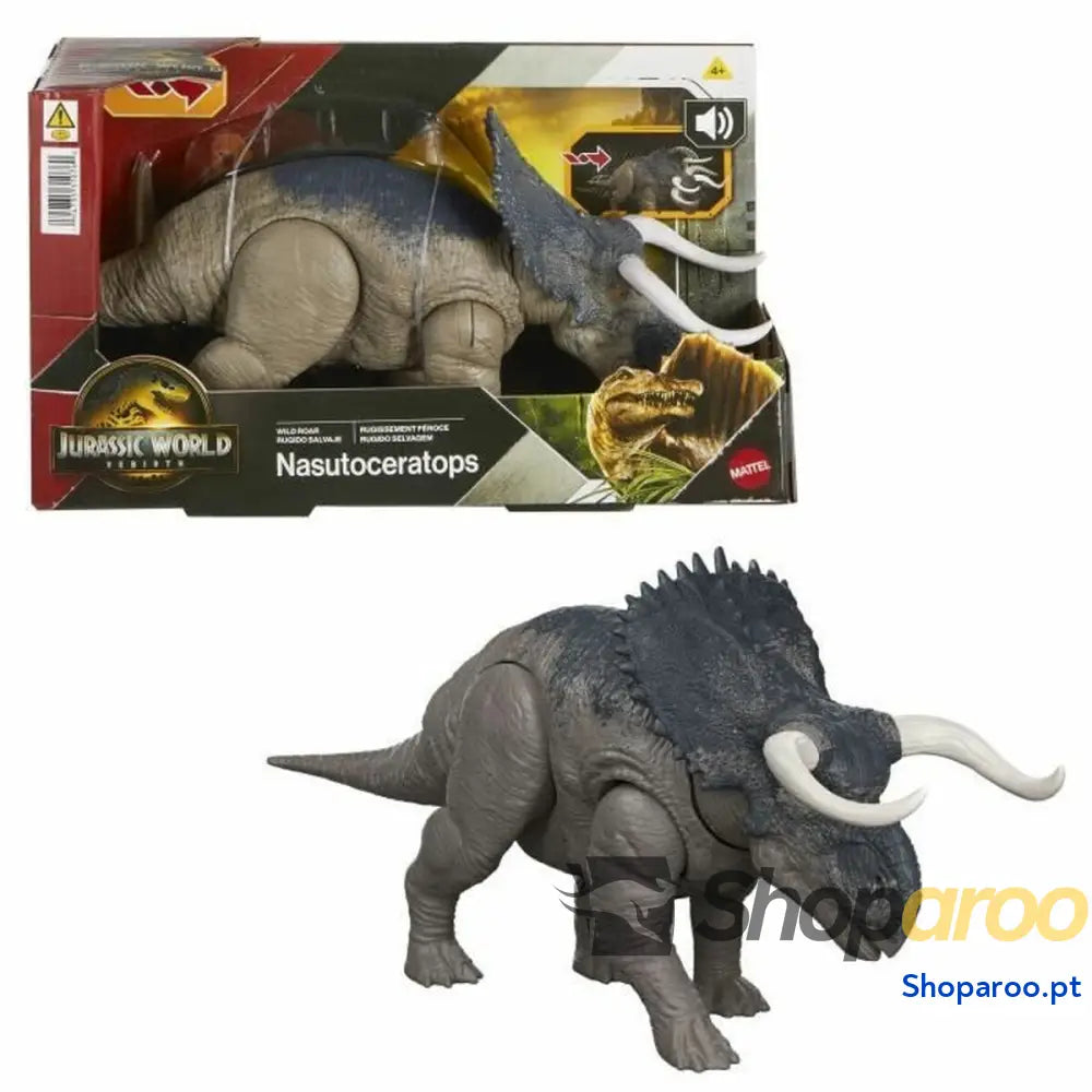 Figuras de Ação Jurassic World NASUTOCERATOPS Dinossauros