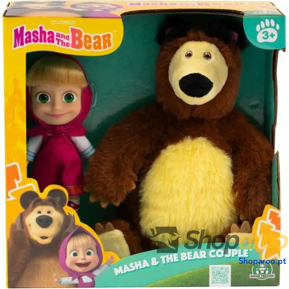 Figuras de Ação MASHA AND THE BEAR MHA21 2 Peças (2 Unidades)