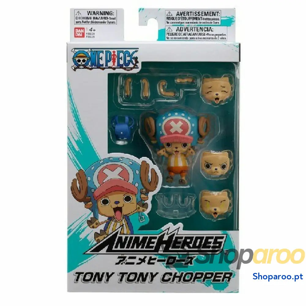 Figuras de Ação One Piece Bandai Anime Heroes: Tony Tony Chopper