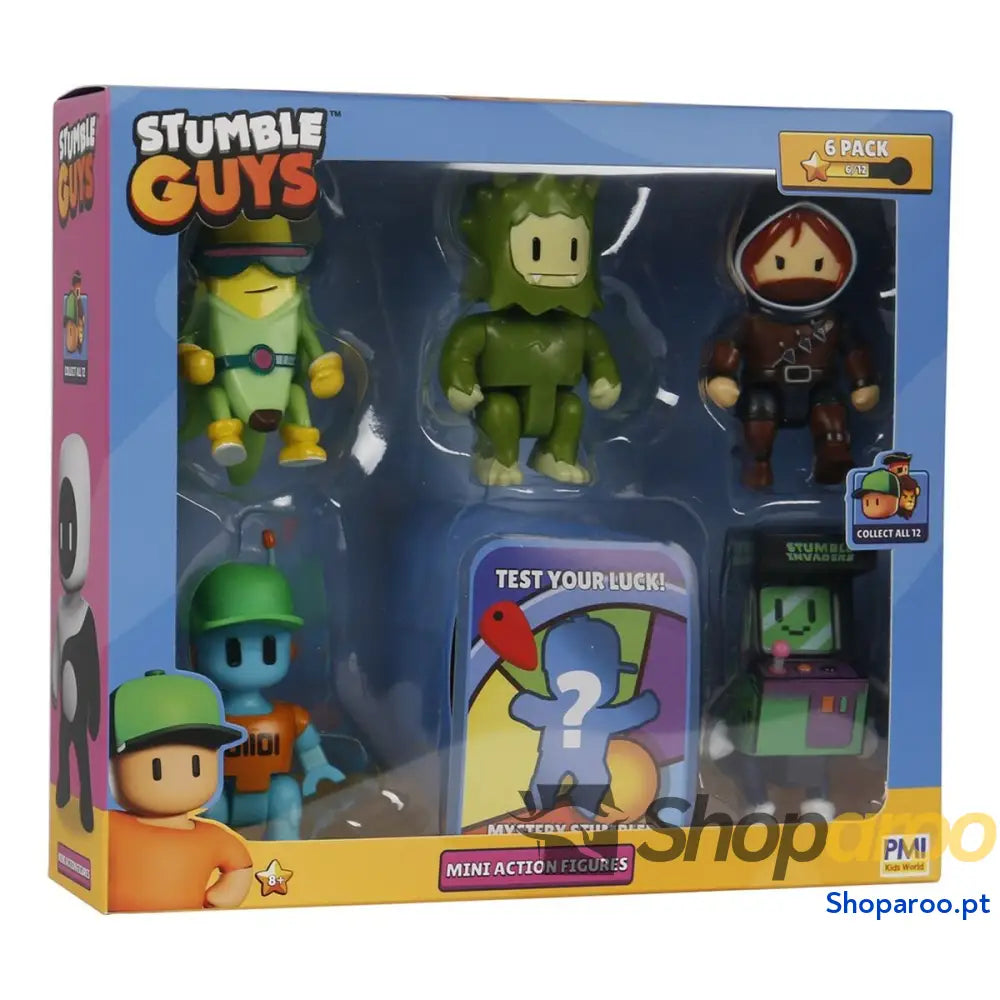 Figuras de Ação PMI Kids World S2 MINI ACTION FIGURES - 6 PACK DELUXE BOX VER.A