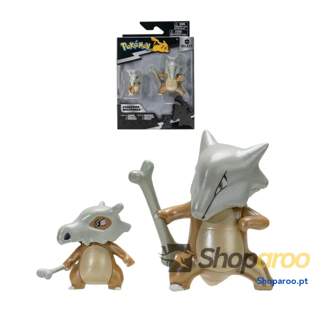 Figuras de Ação Pokémon Evolution Pack - Cubone & Marowak