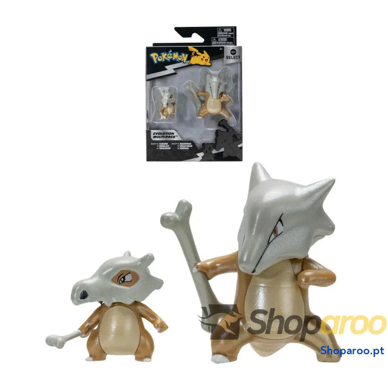 Figuras de Ação Pokémon Evolution Pack - Cubone & Marowak