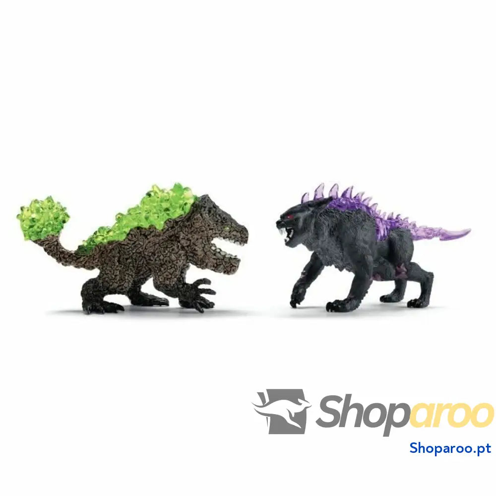 Figuras de Ação Schleich Dark Lynx vs Stone Crusher Duo Figurines