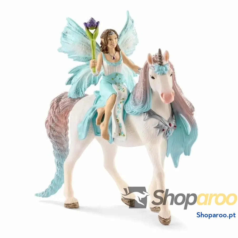 Figuras de Ação Schleich Fée Eyela with princess unicorn Unicórnio 3 Peças