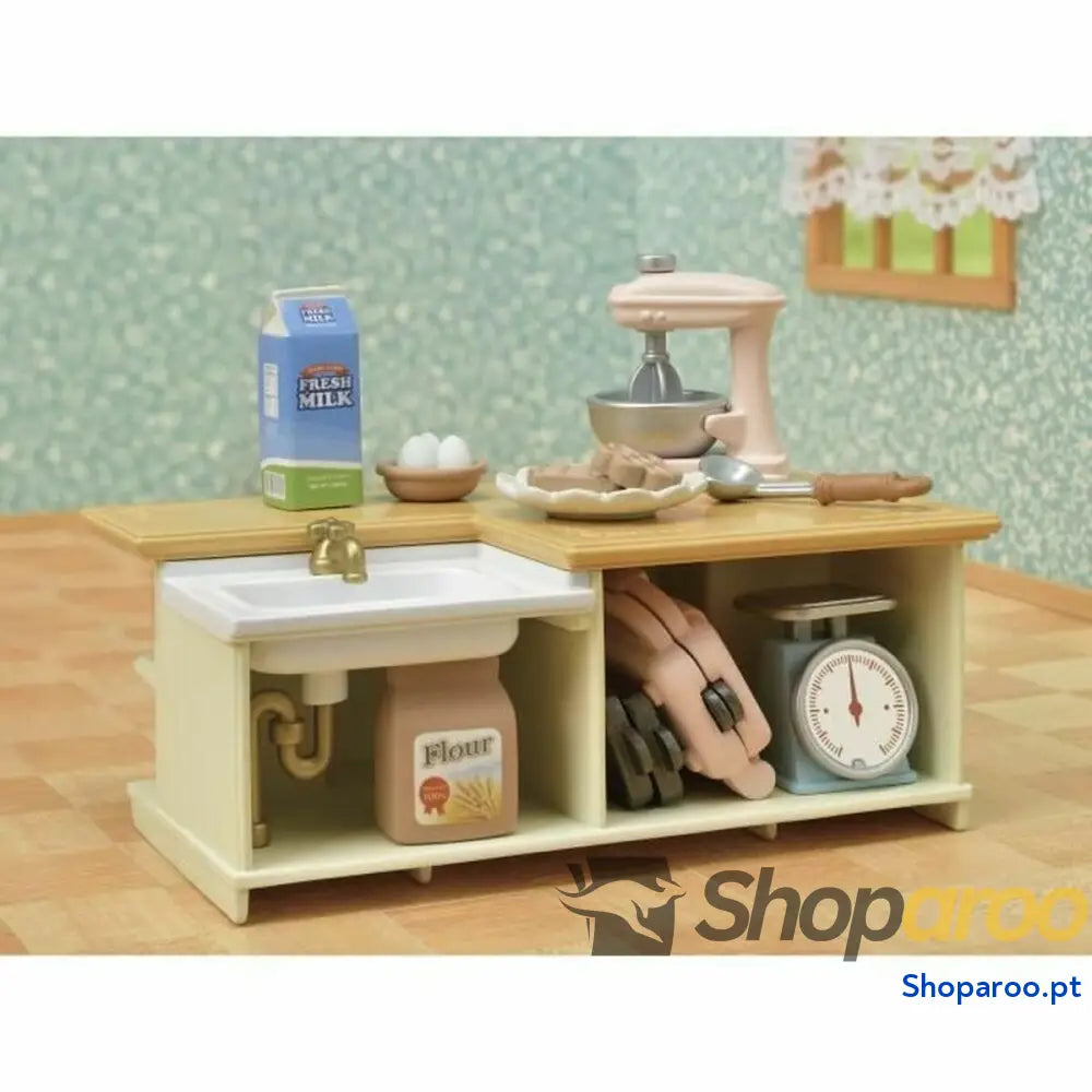Figuras de Ação Sylvanian Families 5442  SYLVANIAN FAMILIES Kitchen land