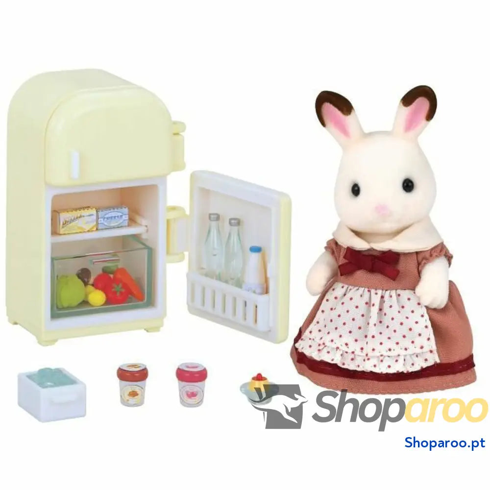 Figuras de Ação Sylvanian Families Mom Rabbit Chocolate / Refrigerator