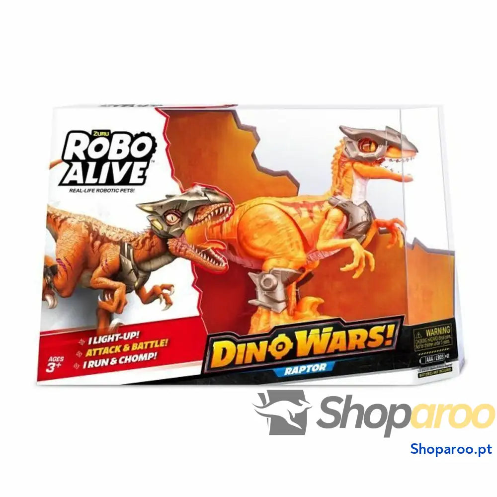 Figuras de Ação Zuru Robo Alive Dino Wars Raptor