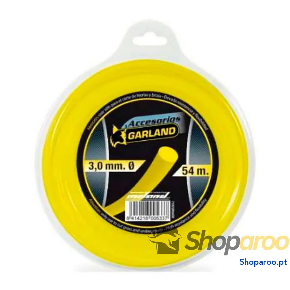 Fio para corte Garland 71023r5430 Ø 3 mm Redondo 54 m Nylon