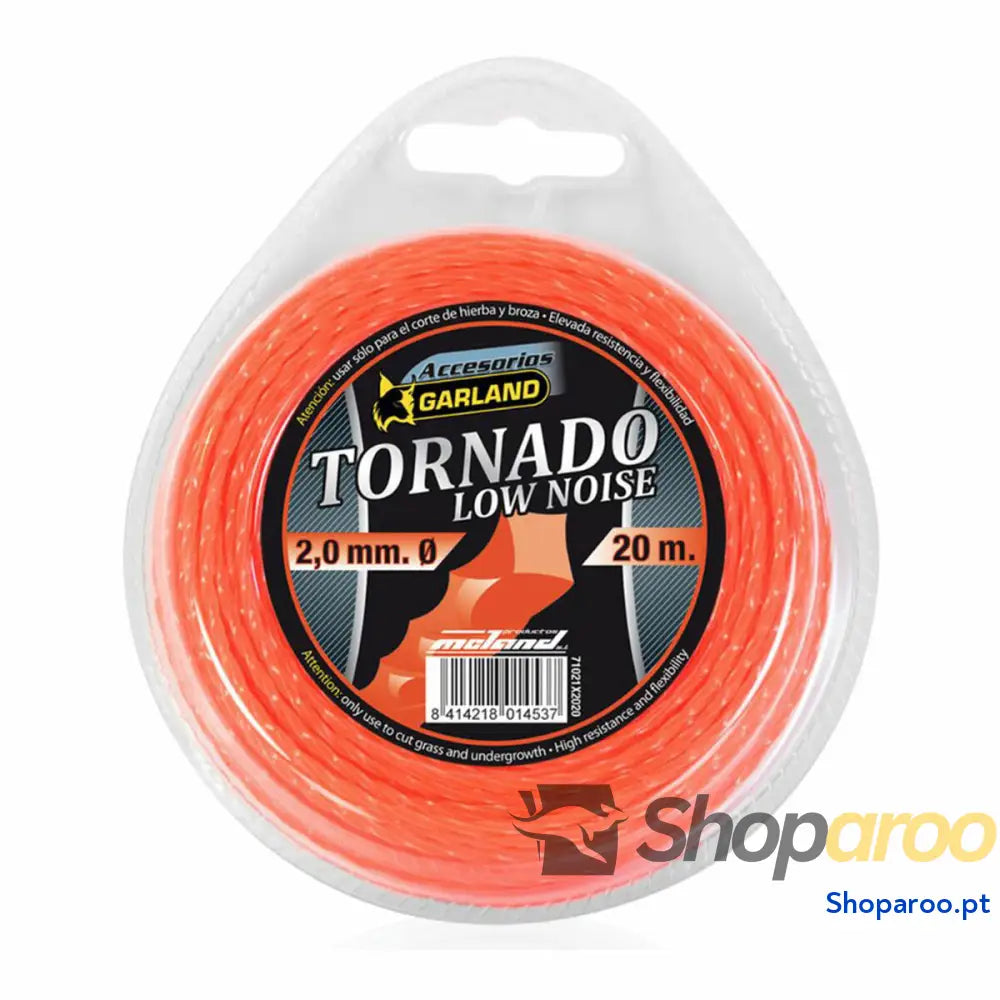 Fio para corte Garland Tornado X 71021X2020 20 m 2 mm Reduzido nível de ruído