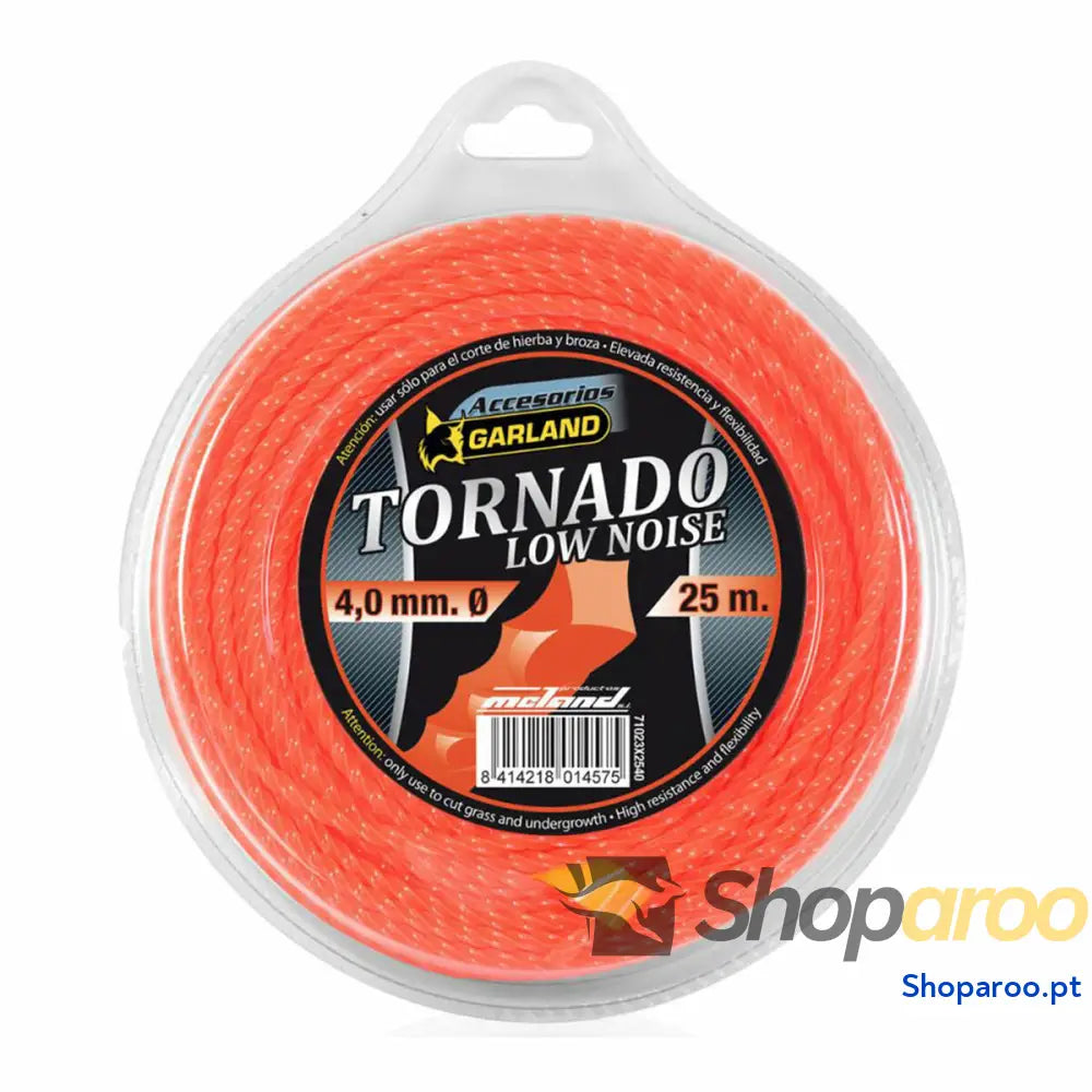 Fio para corte Garland Tornado X 71023X2540 25 m 4 mm Reduzido nível de ruído