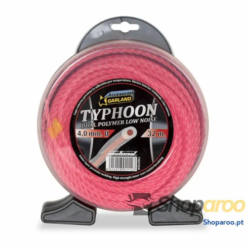 Fio para corte Garland Typhoon 71024Y3240 4 mm 32 m dupla camada