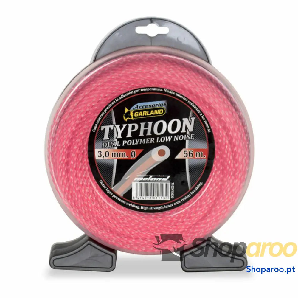 Fio para corte Garland Typhoon 71024Y5630 56 m 3 mm dupla camada