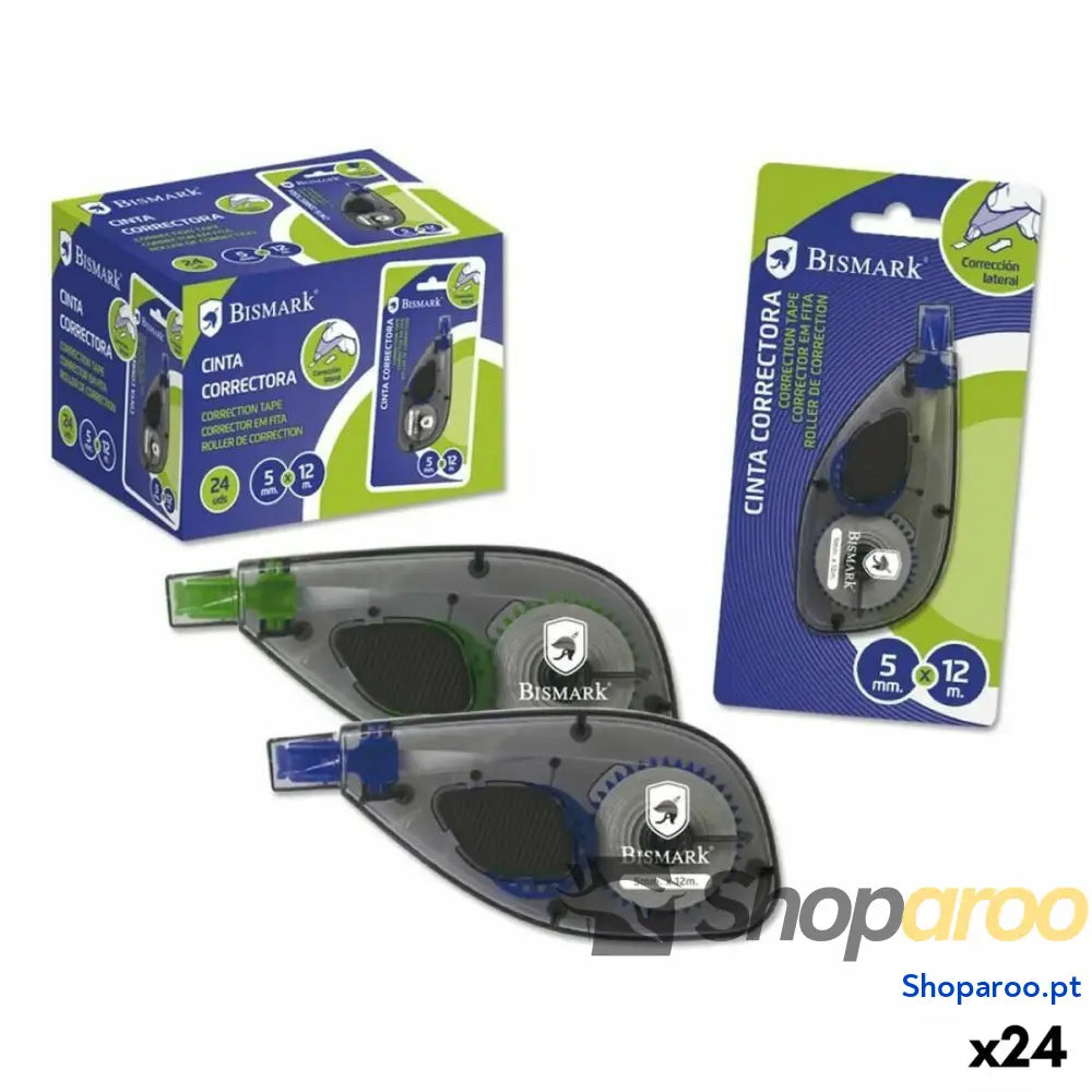 Fita Corretora Bismark 5 mm 12 m (24 Unidades)