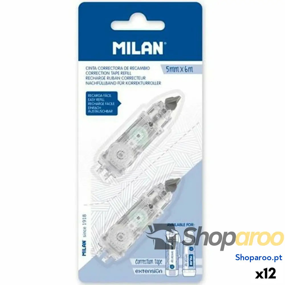 Fita Corretora Milan (2 Peças) (12 Unidades)