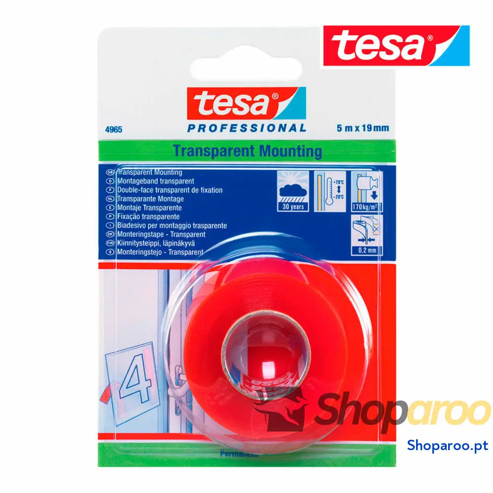 Fita de Dupla Face TESA Transparente 5 m x 19 mm