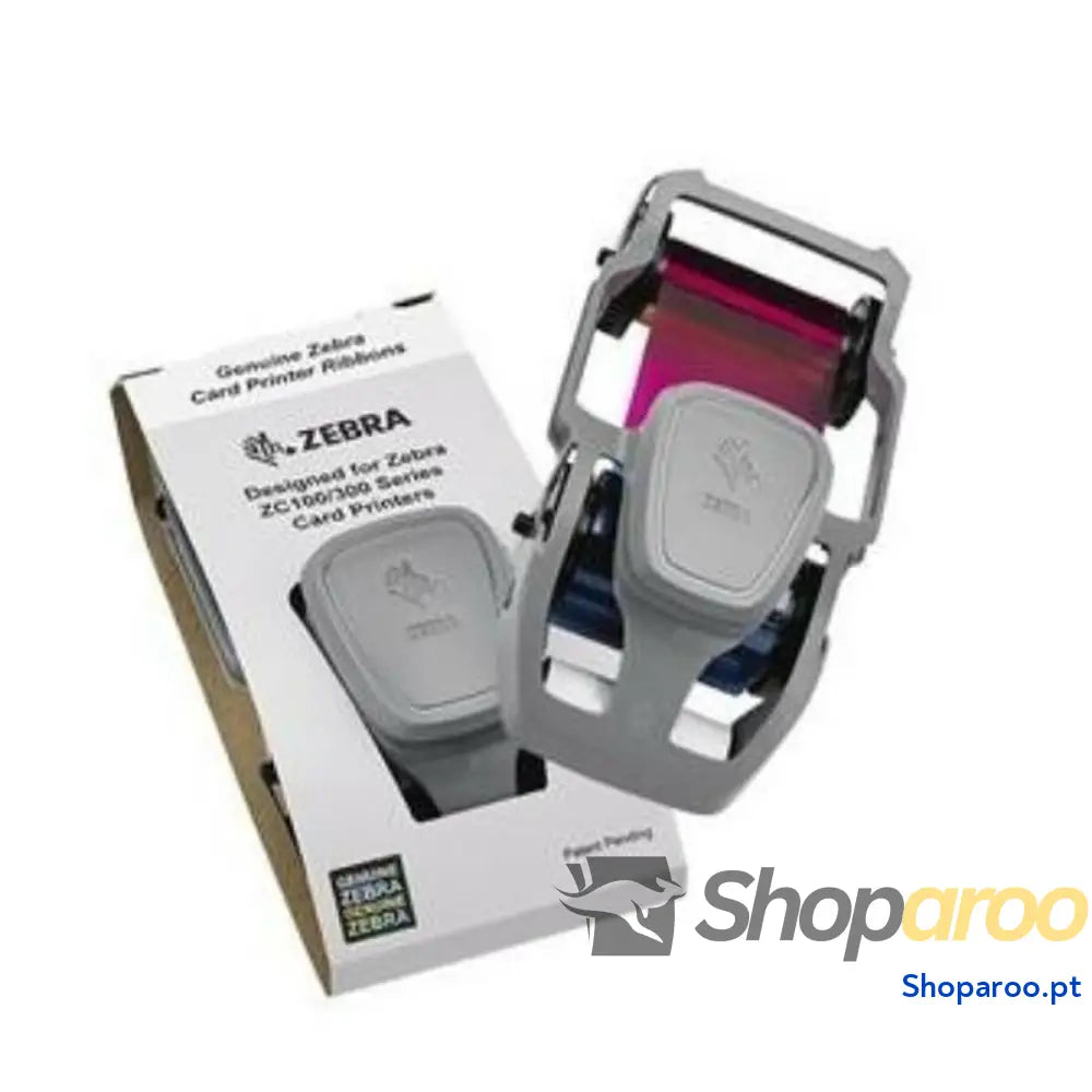 Fita de transferência térmica Zebra 800300-250EM Amarelo Preto Ciano Magenta