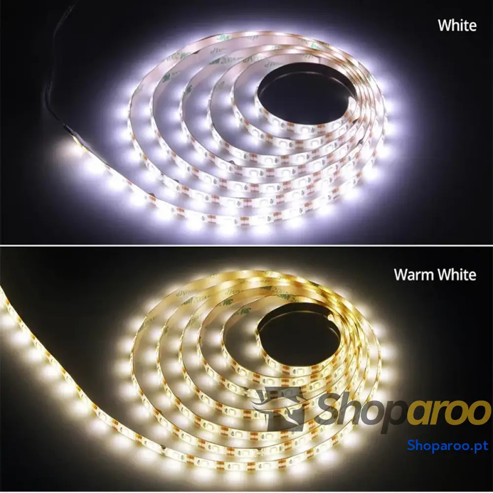 Fita LED com Sensor de Movimento USB Luz SMD para Armário e TV