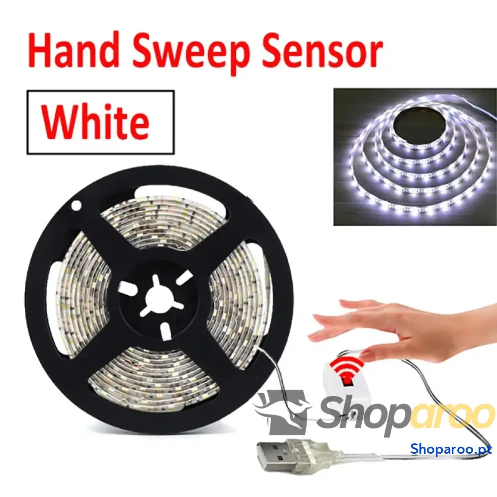 Fita LED com Sensor de Movimento USB Luz SMD para Armário e TV