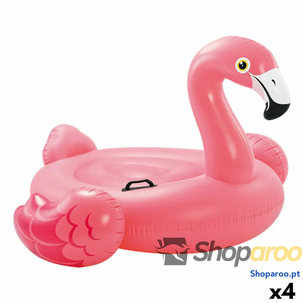 Flamengo Insuflável Intex Cor de Rosa 14,7 x 9,4 14 cm (4 Unidades)