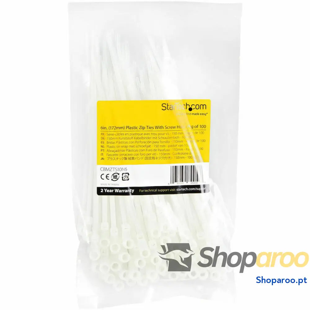 Flanges para cabos Startech CBMZTS10N6           Branco