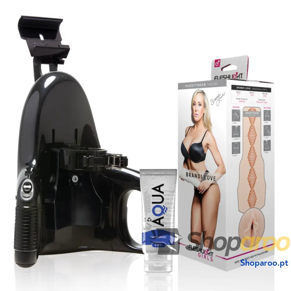 FLESHLIGHT - BRANDI LOVE VAGINA + LANÇAMENTO UNIVERSAL + LUBRIFICANTE AQUA QUALITY 50 ML
