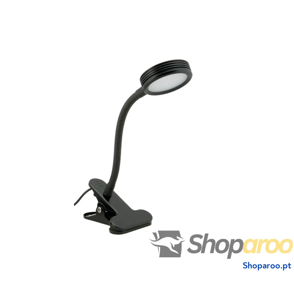 Flexo/Lâmpada de secretária Securit Pinça Preto 31 x 7,5 x 11 cm