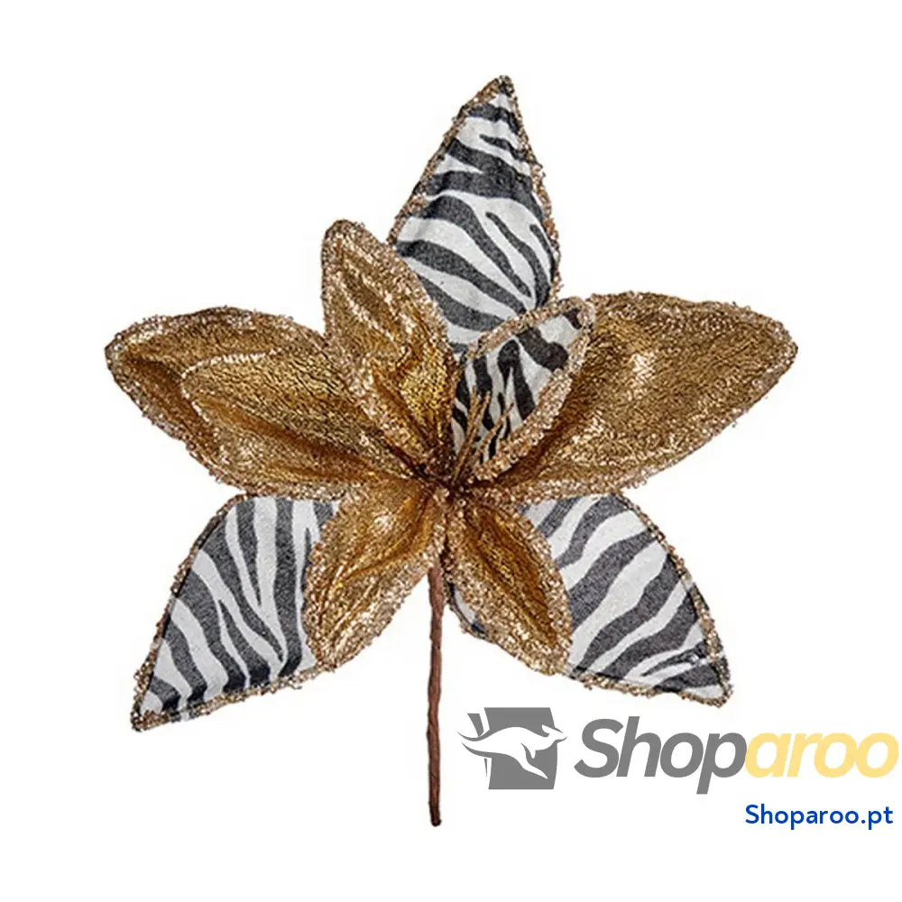 Flor Decorativa Krist + Natal Zebra