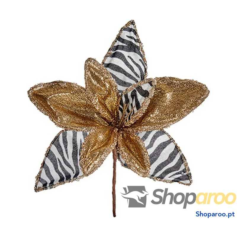 Flor Decorativa Krist + Natal Zebra